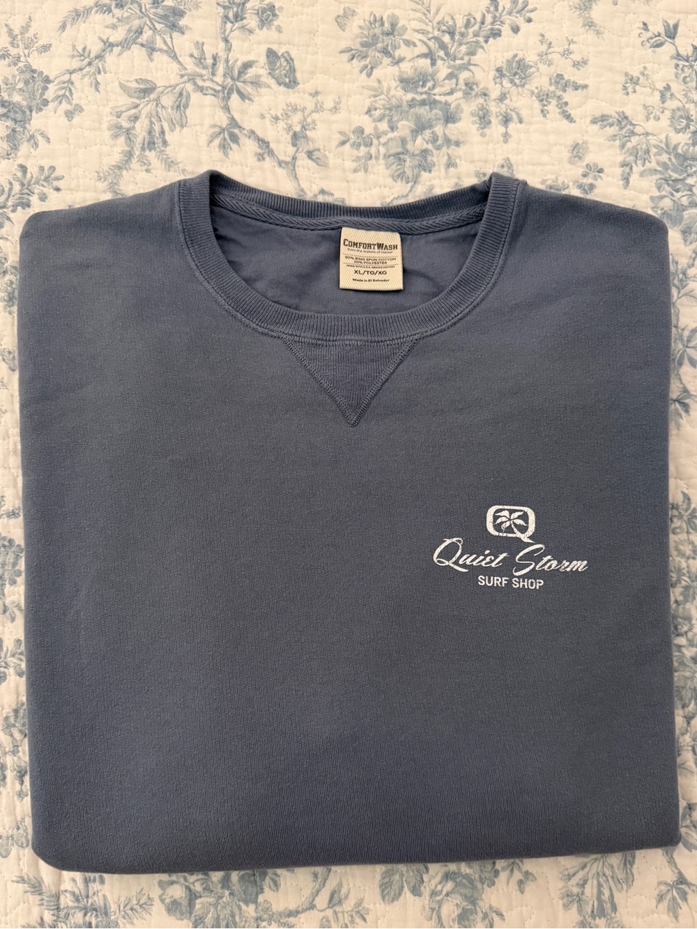 Quiet Storm Delray Beach XL Watercolor Crewneck